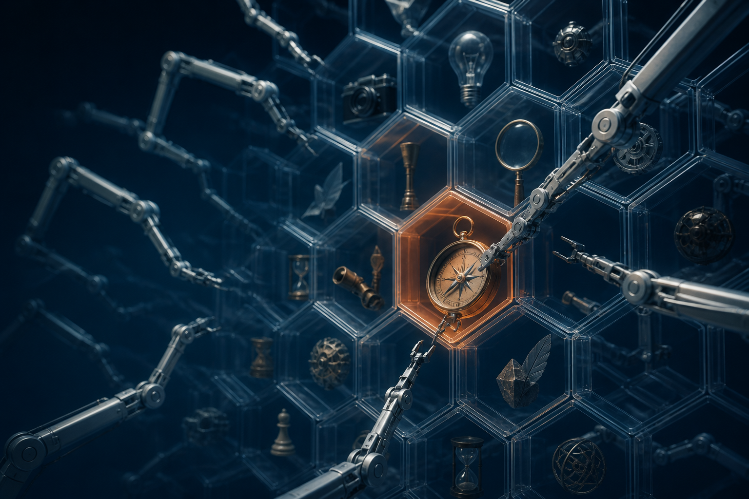 Redaktionell omslagsbild till Kreofix artikel om ai & llm: ”GEO – Generative Engine Optimization: nästa steg efter SEO”